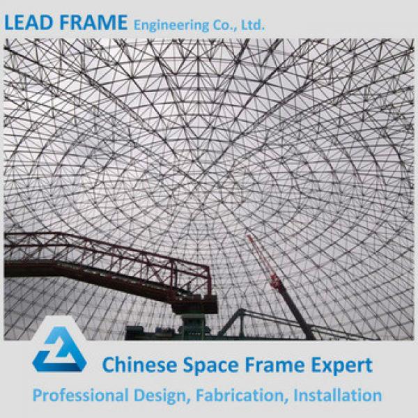 long span light weight steel cement plant space framing #1 image