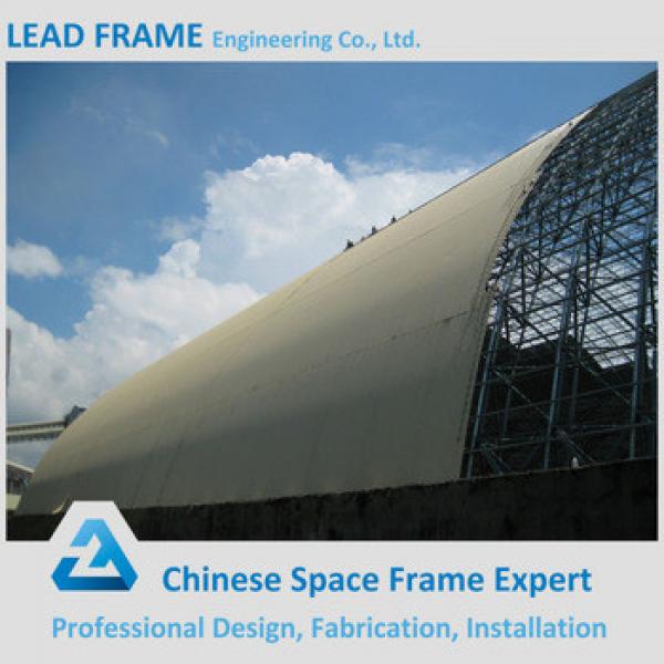 Light weight steel space frame dome storage building for coal yard #1 image