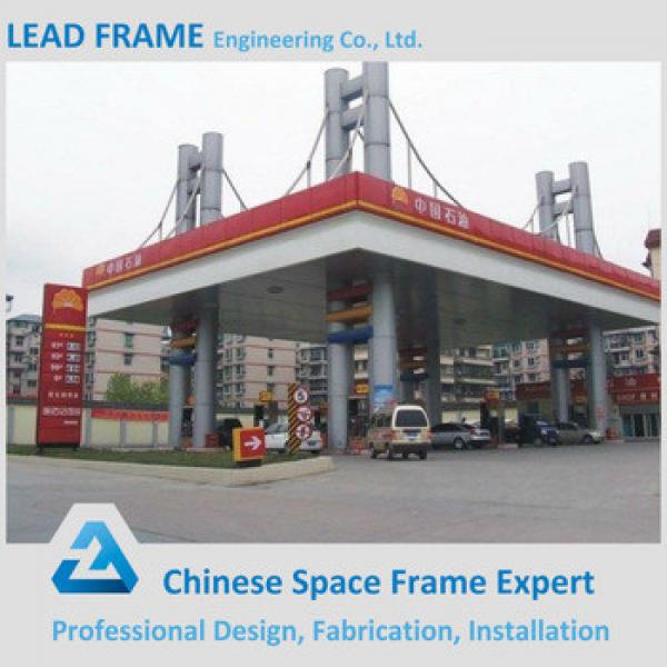 Practical design prefabricated low cost of gas station canopy with space frame #1 image