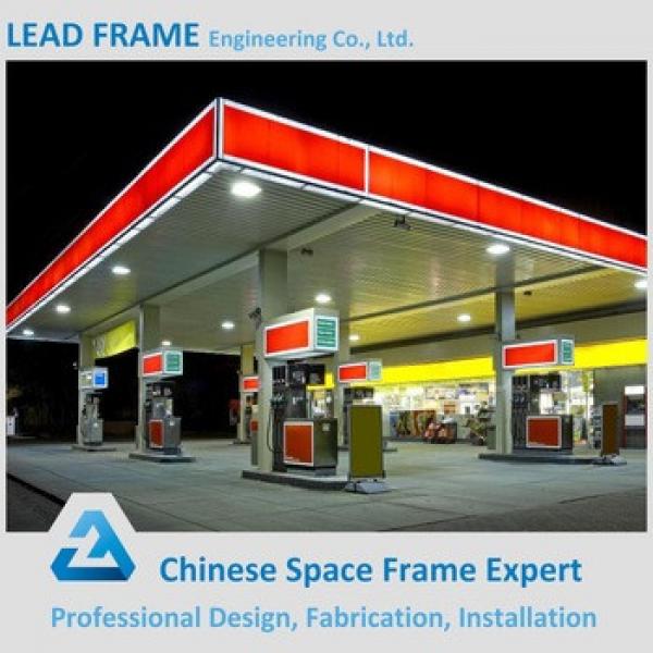 Galvanized steel frame structure prefab service station #1 image