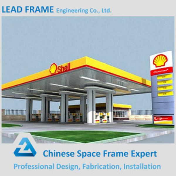 Prefabricated Gas Station Steel Frame Canopy #1 image