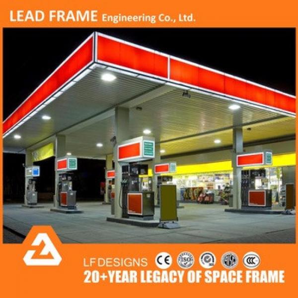 Long span steel structure petrol stations #1 image