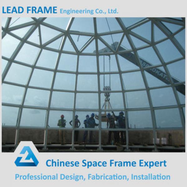 Thermal Insulation Steel Structure Glass Dome Roof Skylight #1 image