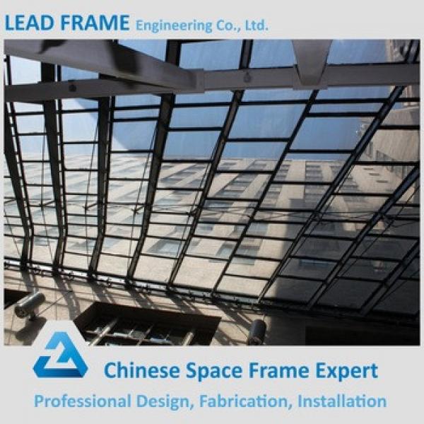 practical design prefabricated glass atrium roof #1 image