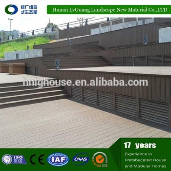 Cheap price wpc hollow composite decking board/wood-plastic composite board #1 image