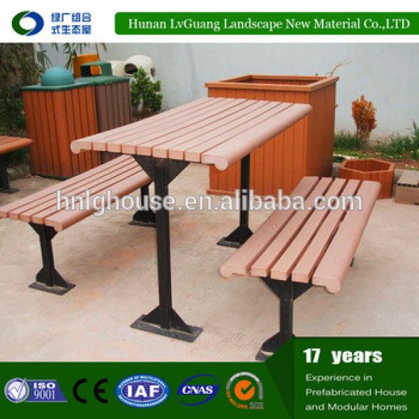 China Recyclable Waterproof Wpc Plastic/Rich Outdoor Wpc Garden Furniture #1 image