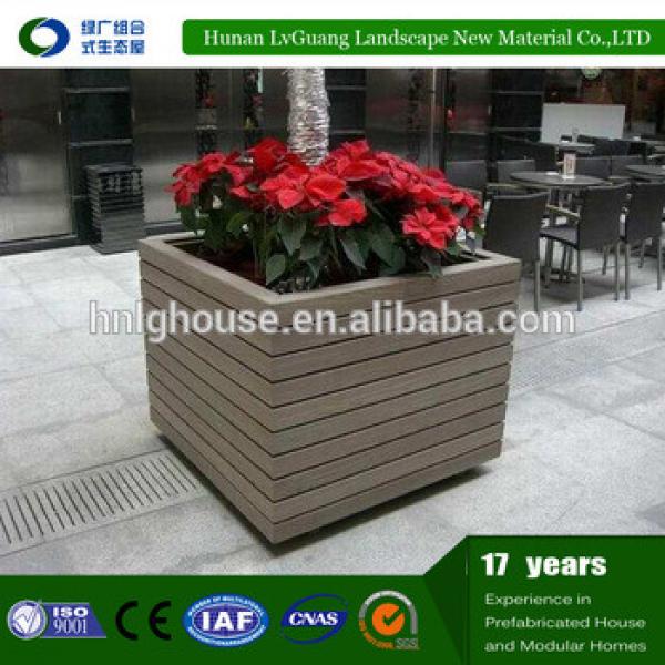 Wooden design garden flower pot for balcony #1 image