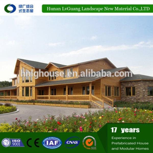 Durable Beautiful prefabricated wooden log cabin #1 image